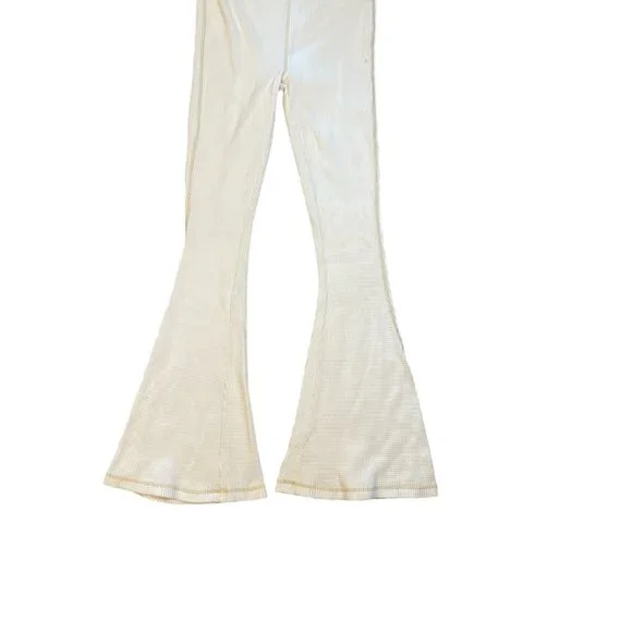 NWT Urban Outfitters Out from under Waffle knit flare pants - Picture 3 of 3